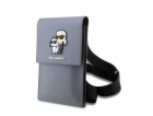 Karl Lagerfeld Saffiano Metal Logo NFT Wallet Phone Bag s...