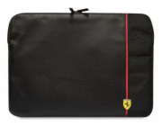 Ferrari Sleeve 14" black Carbon&Smooth Stylová a elegantní pouzdro Ferrari je skvělé pro obchodní jednání a každodenní použití.