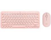 Logitech Pebble 2 Combo - TONAL ROSE - US INT L - 2.4GHZ/BT - INTNL-973 - UNIVERSAL