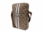 Guess PU 4G Printed Stripes Tablet Bag 10" Brown Guess Ta...