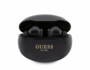 Guess True Wireless Metalic Finish BT5.3 6H Stereo Earphones Black Nové
