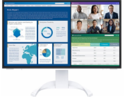 EIZO 27" EV2740X-WT,IPS, 3840 x 2160 (4K UHD),350 cd/m2,2000:1,5 ms, DP,2x HDMI, USB-C,bílý