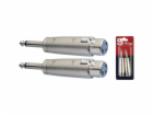Stagg AC-XFPMH, redukce Jack 6,3 mm zástrčka mono - XLR z...