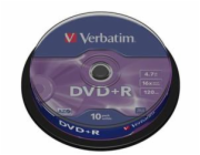 DVD+R 16x 4.7GB 10P CB           43498