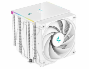DEEPCOOL chladič AK620 Digital / 2x120mm fan / 6x heatpipes / pro Intel i AMD/ bílý / digitální display