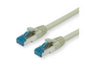 S/FTP (PiMF) Patchkábel LSOH 7m cat.6a, sivý, Cu
