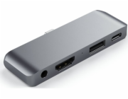 Satechi USB-C Mobile Pro Hub pre iPad Pro/Air 10.9" 2020 - Space Gray