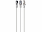 PATCH KABEL S/FTP cat.6a LSZH 5m white