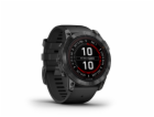 Garmin fenix® 7X Pro – Solar Edition, Gray / Black Band, ...