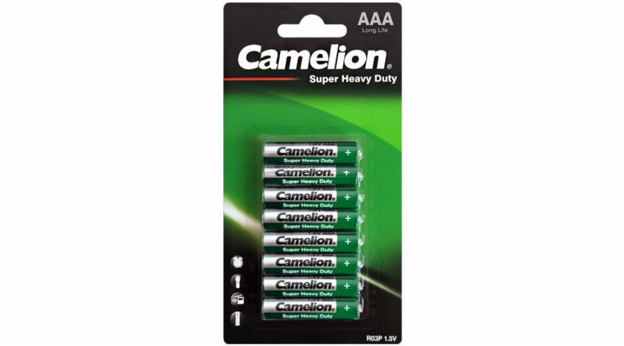 CAMELION Baterie SUPER HD zink-chlorid AAA 8ks