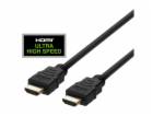 DELTACO Kábel HDMI 2.1 M/M 1m, 8K Ultra High, čier
