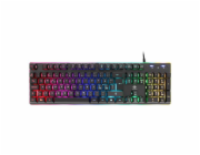 DELTACO GAM-021-RGB, Hráčská klávesnice, USB, EN