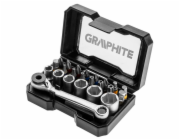 GRAPHITE 56H610, Sada bitov + račňa, 25 mm, 24 ks