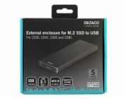DELTACO MAP-K16N, Externý box M.2 SATA