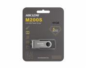 HIKSEMI HS-USB-M200S, USB Klíč, 64GB, str/čer