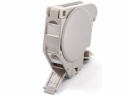 KELINE Držiak na DIN lištu Cat 5E 1xRJ45/u osadený