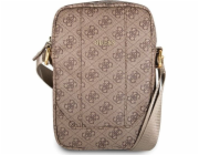 Guess pouzdro 10" hnědé 4G UPTOWN Noste své zařízení v moderním originálním Guess designovaném příslušenství, z vysoce kvalitních materiálů