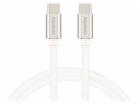 Swissten datový kabel USB-C / USB-C s textilním opletem, ...