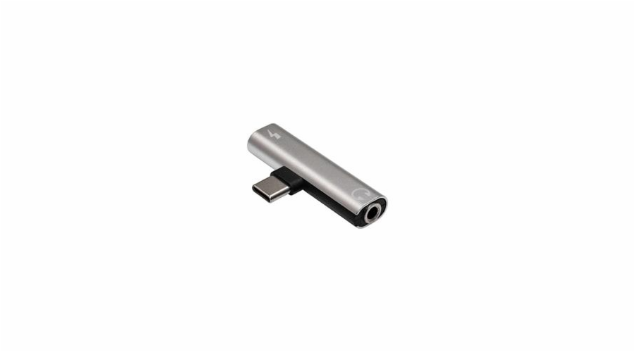 Akyga adaptér USB-C (m) na USB-C (f) / Jack 3.5mm DAC