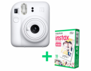 FujiFilm Instax Mini 12, Clay White + 10 foto