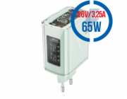 ACEFAST PD 65W GaN, 2xType C, 1x USB, Nabíječka, m