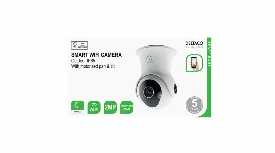 DELTACO SH-IPC08, SMART HOME WiFi kamera