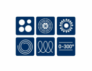 Grilovací deska litinová CALIDO 35x25 cm černá KL-12469