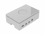RASPBERRY Pi 4 Case plastic white