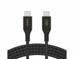Belkin BOOST CHARGE™ USB-C na USB-C kabel 240W, 2m, černý - odolný