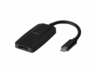 DELTACO Adaptér USB 3.1 Type C/DisplayPort, černý