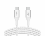 Belkin BOOST CHARGE™ USB-C na USB-C kabel 240W, 2m, bílý - odolný