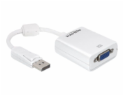 Delock - Adaptér VGA) - DisplayPort (M) do HD-15 (VGA) (F) - 12.5 cm