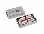 Spojovací box CAT6A STP 8p8c LSA+/Krone