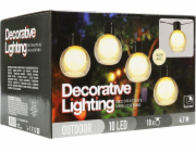 Světelný řetěz lampiony LED 10 ks 4,7m KO-AF5300160