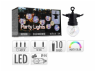 Světelný řetěz LED PARTY 10 žárovek 7,5m barevná KO-LE210...