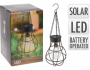 Lampa solární s LED žárovkou závěsná 18,5 x 27 cm KO-512000570