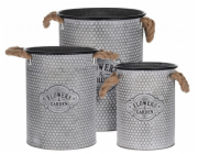 Květináč ozdobný sada 3 ks 31/28/24cm KO-FZ3000640