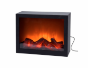 HOMESTYLING Elektrický krb s LED plameny 29x23cm KO-ADA100090