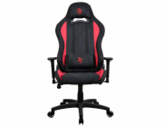 AROZZI herní židle TORRETTA SuperSoft/ látkový povrch/ černočervená