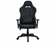 AROZZI herní židle TORRETTA SuperSoft/ látkový povrch/ černá