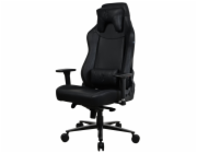 AROZZI herní židle VERNAZZA XL SoftPU Pure Black/ povrch polyuretan/ černá