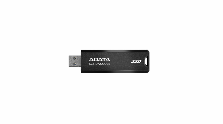 ADATA SC610 2TB, SC610-2000G-CBK/RD ADATA SC610/2TB/SSD/Externí/Černá/5R