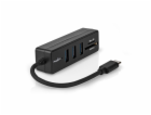 Nedis CCGB64780BK01 - USB hub| 1x USB-C™ | 1x USB A / 1x ...