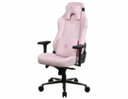 AROZZI herní židle VERNAZZA Supersoft Fabric Pink/ látkový povrch/ růžová