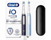 Sada elektrických zubních kartáčků Braun Oral-B iO 3 DUO BLACK & BLUE