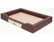 HobbyDog Deluxe Lair - Brown a Beige XXL