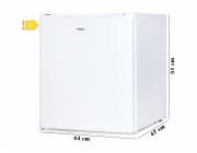 Mini lednice bez mrazáku - PRIMO PR114FR