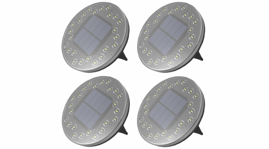 IMMAX CUTE venkovní solární LED osvětlení, 0.45W, IP68, 4ks v balení