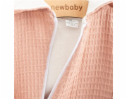 Kojenecký mušelínový overal s kapucí New Baby Comfort clothes růžová Vel.74 (6-9m)