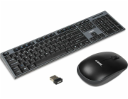iBox IKMS606W keyboard RF Wireless English Black